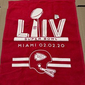 Kansas City Chiefs Super Bowl LIV 54 Miami LIV NFL Rally Towel